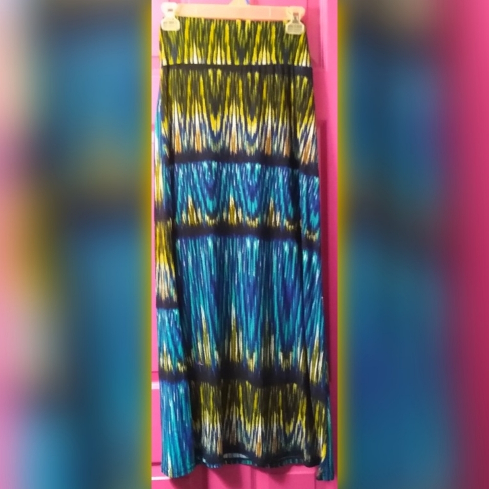 Indero Maxi Skirt Multicolor Large